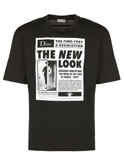 dior homme new look print tee